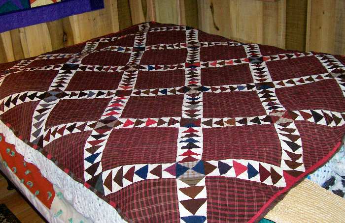 Antique wool quilt